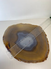Load image into Gallery viewer, Large polished Natural Agate slice 4