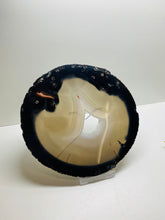 Load image into Gallery viewer, Large polished Natural Agate slice - cheese board, serving platter or display piece