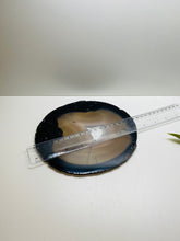 Load image into Gallery viewer, Large polished Natural Agate slice - cheese board, serving platter or display piece