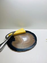 Load image into Gallery viewer, Large polished Natural Agate slice - cheese board, serving platter or display piece