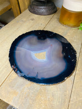 Load image into Gallery viewer, Large polished Natural Agate slice - cheese board, serving platter or display piece