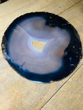 Load image into Gallery viewer, Large polished Natural Agate slice - cheese board, serving platter or display piece