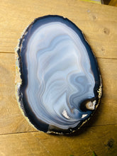 Load image into Gallery viewer, Large thick polished Natural Agate slice - cheese board, serving platter or display piece
