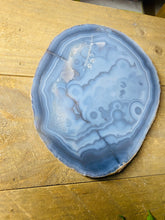 Load image into Gallery viewer, Large thick polished Natural Agate slice - cheese board, serving platter or display piece