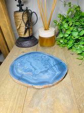 Load image into Gallery viewer, Large thick polished Natural Agate slice - cheese board, serving platter or display piece