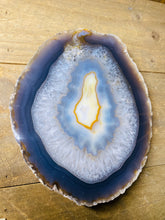 Load image into Gallery viewer, Large thick polished Natural Agate slice - cheese board, serving platter or display piece