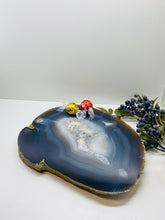 Load image into Gallery viewer, Large thick polished Natural Agate slice - cheese board, serving platter or display piece