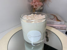 Load image into Gallery viewer, Medium Rose Quartz natural soy Candle - Medium size (180g)
