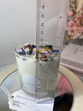 Load image into Gallery viewer, Large mixed Tumbled stone natural soy Candle - Large candle size (285g)