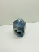 Load image into Gallery viewer, Natural Agate Druze tower - natural stone paper weight - home decor or unique office display
