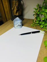 Load image into Gallery viewer, Natural Agate Druze tower - natural stone paper weight - home decor or unique office display