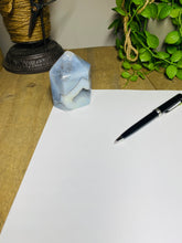 Load image into Gallery viewer, Natural Agate Druze tower - natural stone paper weight - home decor or unique office display