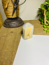 Load image into Gallery viewer, Natural Agate Druze tower - natural stone paper weight - home decor or unique office display