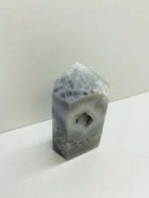 Load image into Gallery viewer, Natural Agate Druze tower - natural stone paper weight - home decor or unique office display