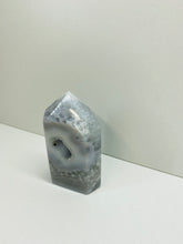 Load image into Gallery viewer, Natural Agate Druze tower - natural stone paper weight - home decor or unique office display