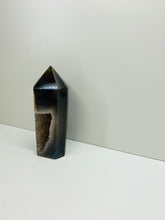 Load image into Gallery viewer, Natural Agate Druze tower - natural stone paper weight - home decor or unique office display