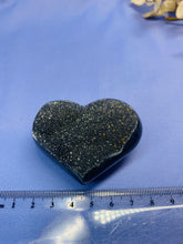 Load image into Gallery viewer, Natural Agate Geode heart with Quartz crystals inside