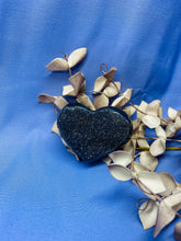 Load image into Gallery viewer, Natural Agate Geode heart with Quartz crystals inside