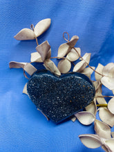 Load image into Gallery viewer, Natural Agate Geode heart with Quartz crystals inside