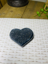 Load image into Gallery viewer, Natural Agate Geode heart with Quartz crystals inside