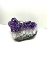 Load image into Gallery viewer, Amethyst Crystal on display stand - large piece with removable display stand