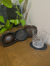Load image into Gallery viewer, Natural polished Agate Slice drink coasters - Set of 4 14