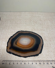 Load image into Gallery viewer, Natural polished Agate Slice drink coasters - Set of 4 14