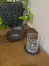 Load image into Gallery viewer, Natural polished Agate Slice drink coasters - Set of 4 17