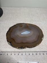 Load image into Gallery viewer, Natural polished Agate Slice drink coasters - Set of 4 17
