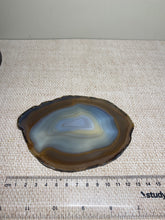 Load image into Gallery viewer, Natural polished Agate Slice drink coasters - Set of 4 20
