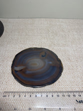 Load image into Gallery viewer, Natural polished Agate Slice drink coasters - Set of 4 22