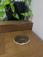 Load image into Gallery viewer, Natural polished Agate Slice drink coasters - single slice