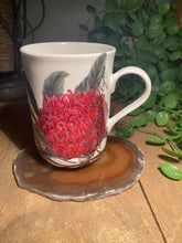 Load image into Gallery viewer, Natural polished Agate Slice drink coaster