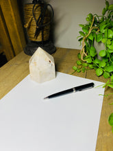 Load image into Gallery viewer, Pink Amethyst Crystal tower - paper weight or display piece