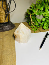 Load image into Gallery viewer, Pink Amethyst Crystal tower - paper weight or display piece