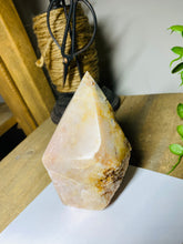 Load image into Gallery viewer, Pink Amethyst Crystal tower - paper weight or display piece