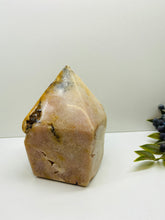 Load image into Gallery viewer, Pink Amethyst Crystal tower - paper weight or display piece