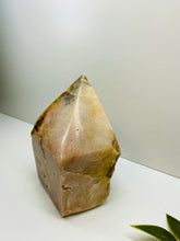 Load image into Gallery viewer, Pink Amethyst Crystal tower - paper weight or display piece