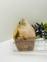 Load image into Gallery viewer, Pink Amethyst Crystal tower - paper weight or display piece