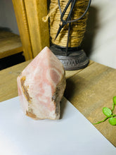 Load image into Gallery viewer, Pink Amethyst Crystal tower - paper weight or display piece