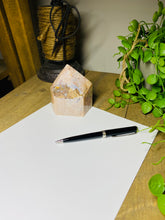 Load image into Gallery viewer, Pink Amethyst Crystal tower - paper weight or display piece