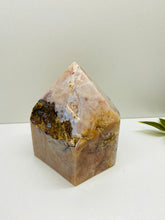 Load image into Gallery viewer, Pink Amethyst Crystal tower - paper weight or display piece