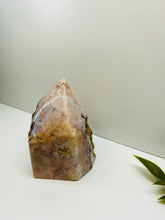 Load image into Gallery viewer, Pink Amethyst Crystal tower - paper weight or display piece