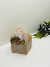 Load image into Gallery viewer, Pink Amethyst Crystal tower - paper weight or display piece