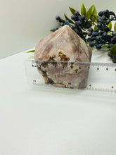 Load image into Gallery viewer, Pink Amethyst Crystal tower - paper weight or display piece