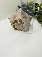 Load image into Gallery viewer, Pink Amethyst Crystal tower - paper weight or display piece