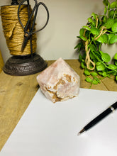 Load image into Gallery viewer, Pink Amethyst Crystal tower - paper weight or display piece