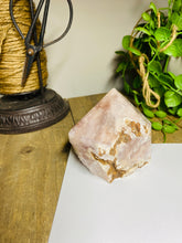 Load image into Gallery viewer, Pink Amethyst Crystal tower - paper weight or display piece