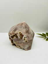 Load image into Gallery viewer, Pink Amethyst Crystal tower - paper weight or display piece