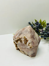 Load image into Gallery viewer, Pink Amethyst Crystal tower - paper weight or display piece